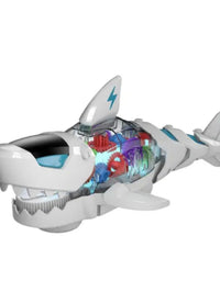Electronic Robot Shark With Lights And Sound Toy For Kids
