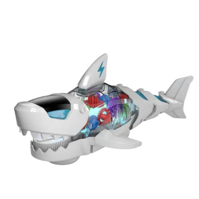 Electronic Robot Shark With Lights And Sound Toy For Kids