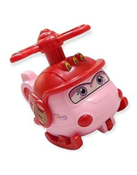 Cute Cartoon Airplane Press and Move Forward Toy For Kids
