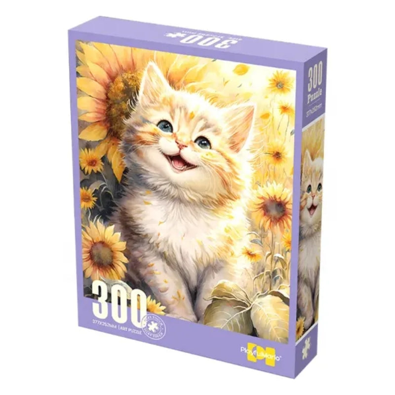 Jigsaw Kitten Puzzle Playset Toy For Kids (300 Pcs)