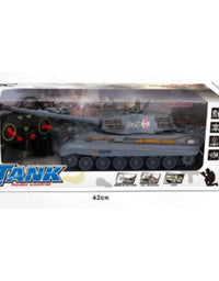 Remote Control Military Battle Tank With Rotating Turret And Sound Toy For kids
