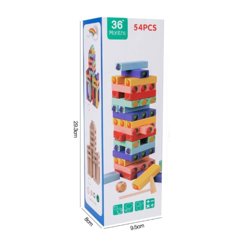 Classic Jenga Building Block Toy For Kids