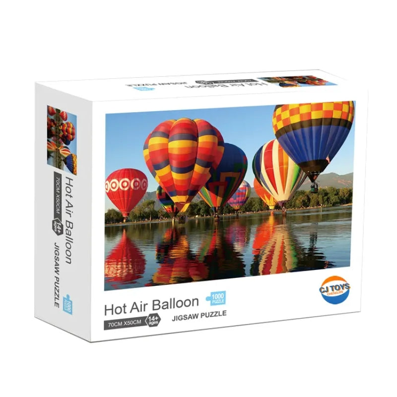 Hot Air Balloon Jigsaw Puzzle Toy For Kids (1000 Pcs)