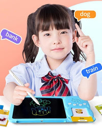 Card Insertion Learning Machine With Color Screen LCD Writing Board Battery
