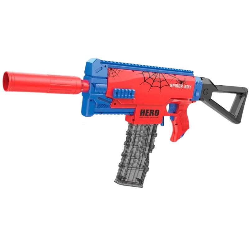 Rechargeable Spiderman Soft Bullet Gun