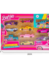 Barbie Alloy Car Collection 12-Piece Box Set
