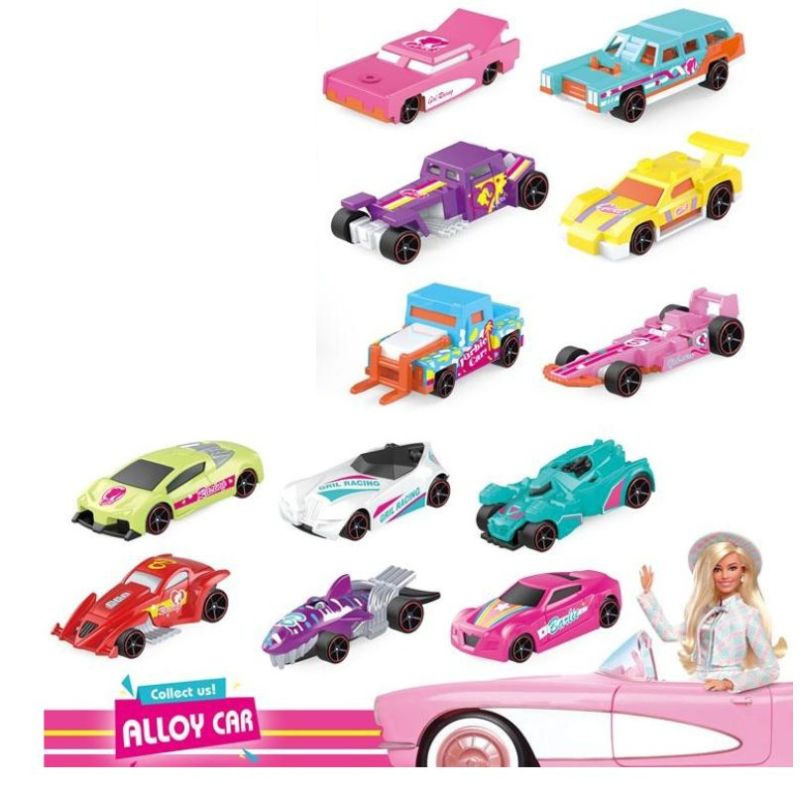 Barbie Alloy Car Collection 12-Piece Box Set