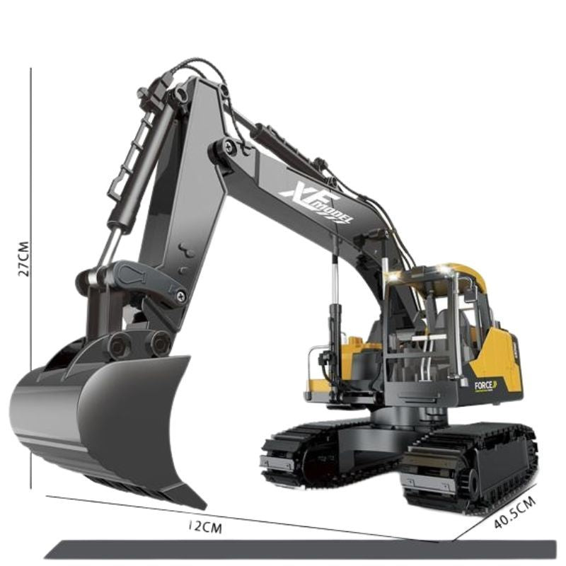 Remote Control 7-Function Light Excavator Engineering Vehicle With Battery