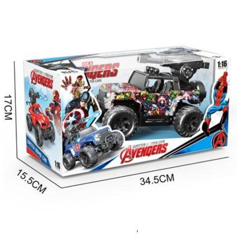 Graffiti Adventure- 5-Function Light Water Bomb RC Off-Road Vehicle With Battery