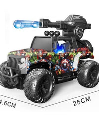 Graffiti Adventure- 5-Function Light Water Bomb RC Off-Road Vehicle With Battery
