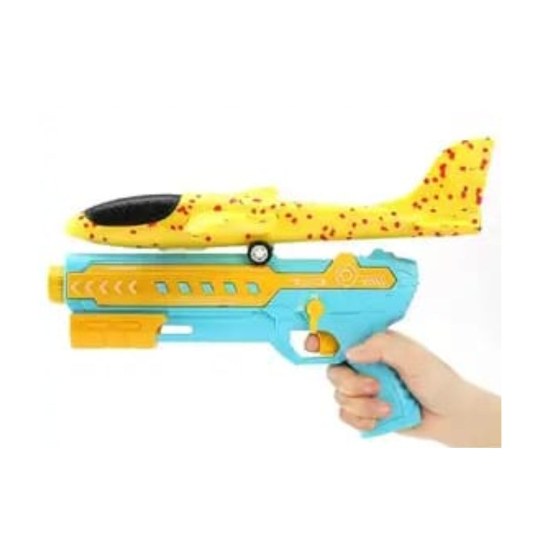 Aircraft Shooting Soft Ball Gun With Multifunction Toy For Kids