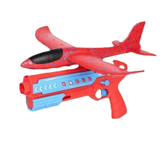 Aircraft Shooting Soft Ball Gun With Multifunction Toy For Kids