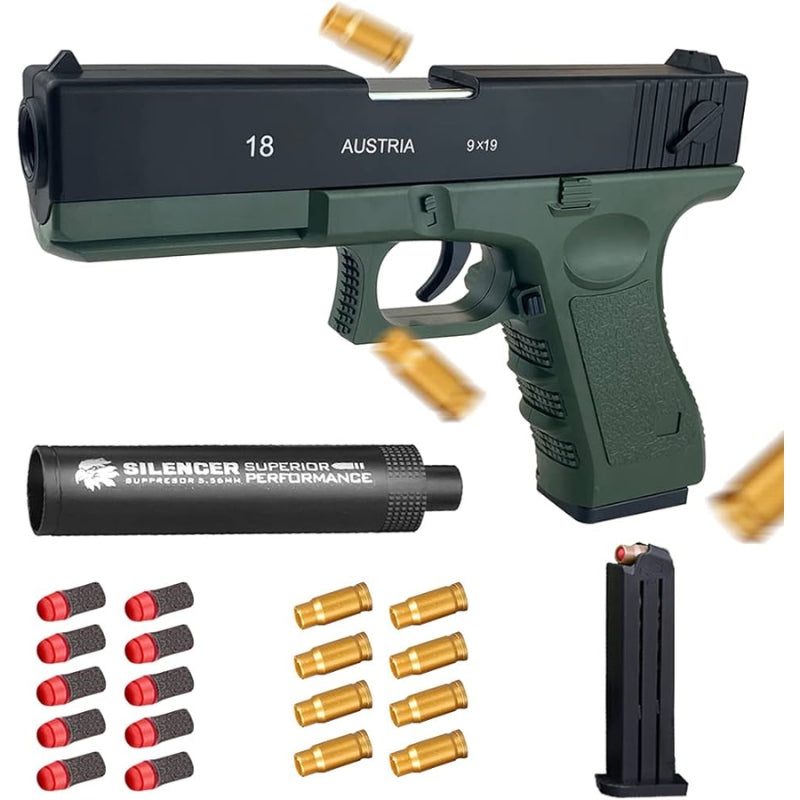 Glock Shell Ejection Soft Bullet Gun Toy For Kids