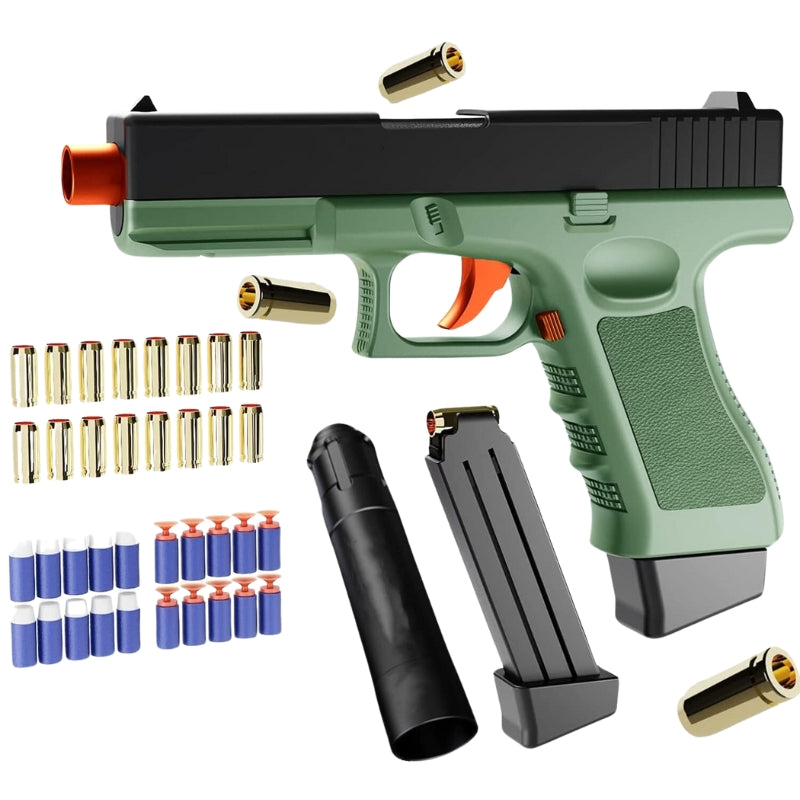 Glock Shell Ejection Soft Bullet Gun Toy For Kids