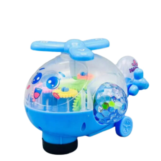 Gear Helicopter With Light And Sound Toy For Kids