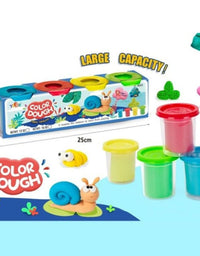 4-Piece Color Dough Educational Toy Set
