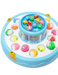 Electric Double-Deck Fish Catching Game Toy For Kids
