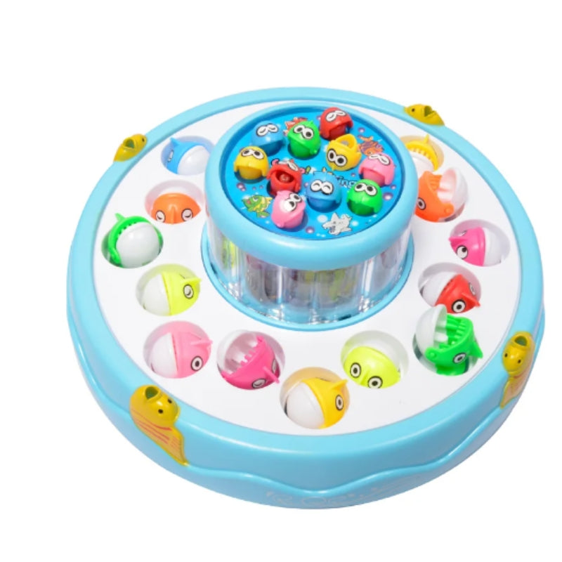 Electric Double-Deck Fish Catching Game Toy For Kids
