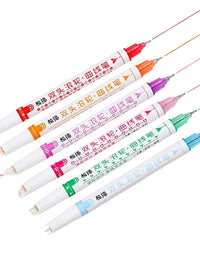 Flower Line Shape Highlighter Pen With Vibrant Colors For Kids

