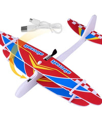 Rechargeable Electric Flying Plane Toy For Kids
