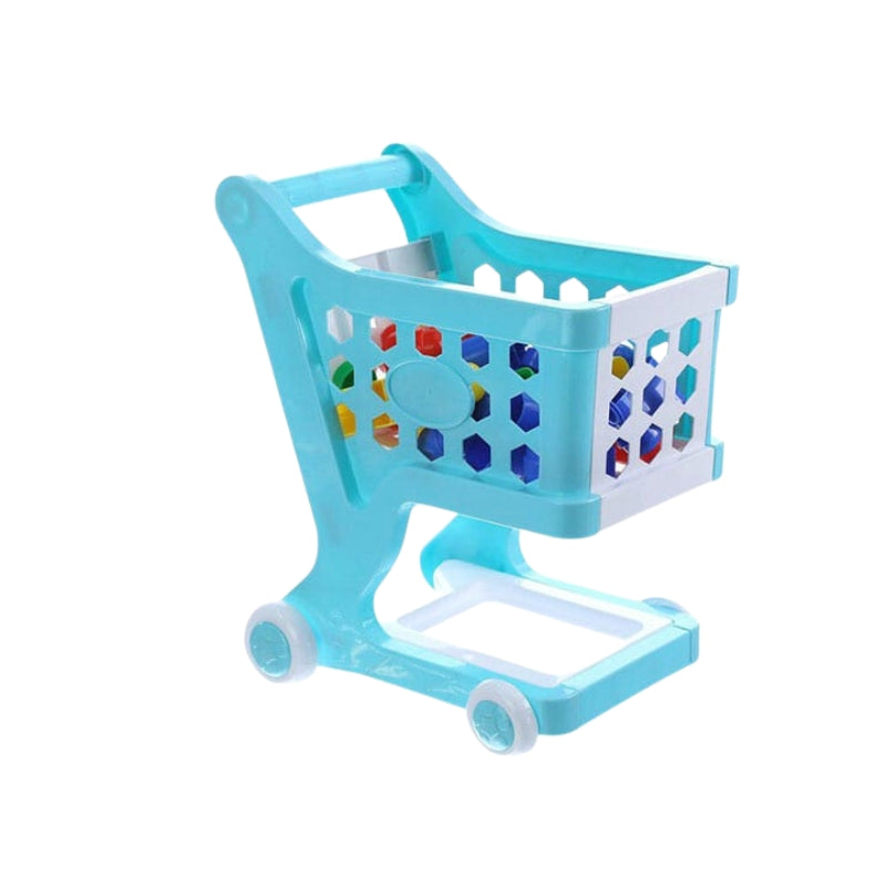 DIY Assembled Plastic Building Blocks With Shopping Cart For Kids (100 Pcs)