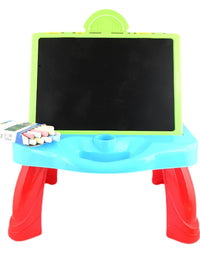 3 In 1 Projector Learning Table With White And Black Board For Kids
