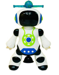 Electronic Dancing Robot With Walking And Lightning Toy For Kids
