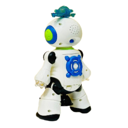 Electronic Dancing Robot With Walking And Lightning Toy For Kids