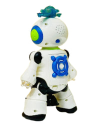 Electronic Dancing Robot With Walking And Lightning Toy For Kids
