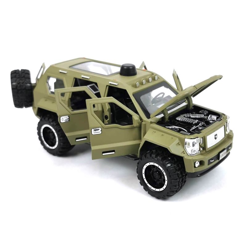 1:24 Die-cast Pull Back Alloy Car Simulation Sound And Light