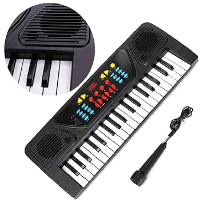 Multifunctional Piano Keyboard Toy With Mic For Kids