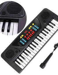 Multifunctional Piano Keyboard Toy With Mic For Kids
