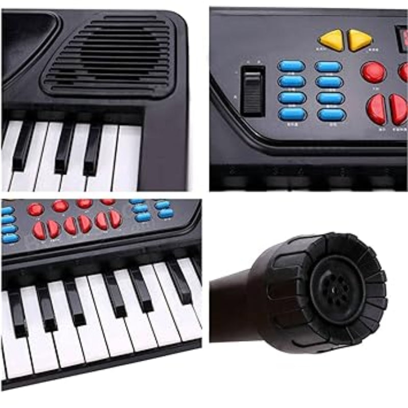 Multifunctional Piano Keyboard Toy With Mic For Kids