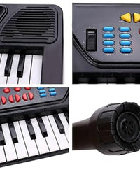 Multifunctional Piano Keyboard Toy With Mic For Kids
