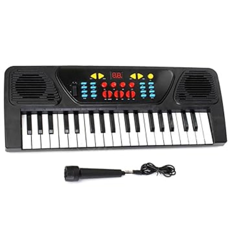 Multifunctional Piano Keyboard Toy With Mic For Kids