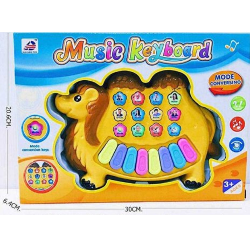 Camel Musical Piano With Battery Operated Toy For Kids