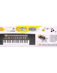 Battery Operated Keyboard Piano With Microphone For Kids
