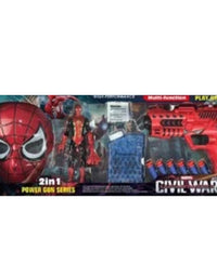 Spiderman Civil War Gun With Accessories For Kids
