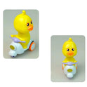 Cute Small Duck Press And Go Motorcycle