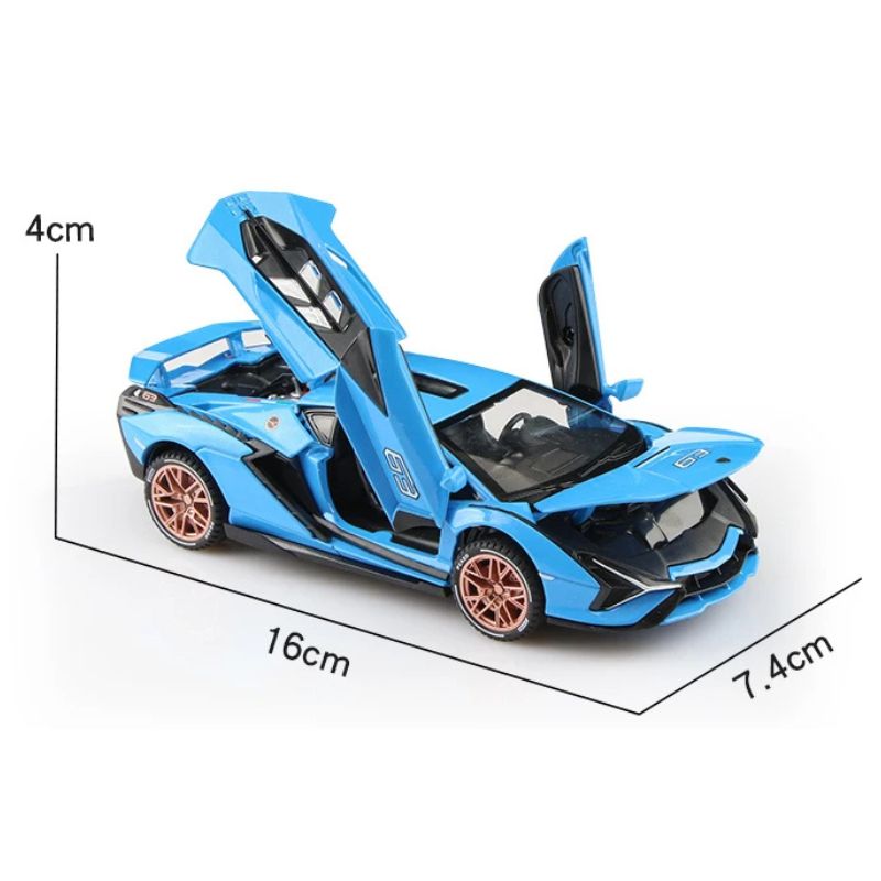 Lamborghini Sian Diecast Car Light And Sound