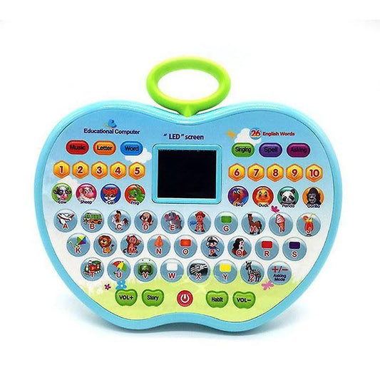 Apple Shaped Educational LED Pad with Sounds Keyboard Toy For Kids