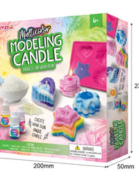 Sew Star Multicolor Modeling Candle - Sculpt and Glow with Artistic Brilliance (19-053)

