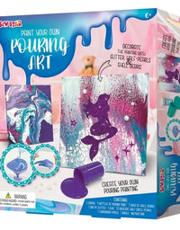 Sew Star Paint Your Own Pouring Art Kit - Experience the Magic of Fluid Painting (19-076)
