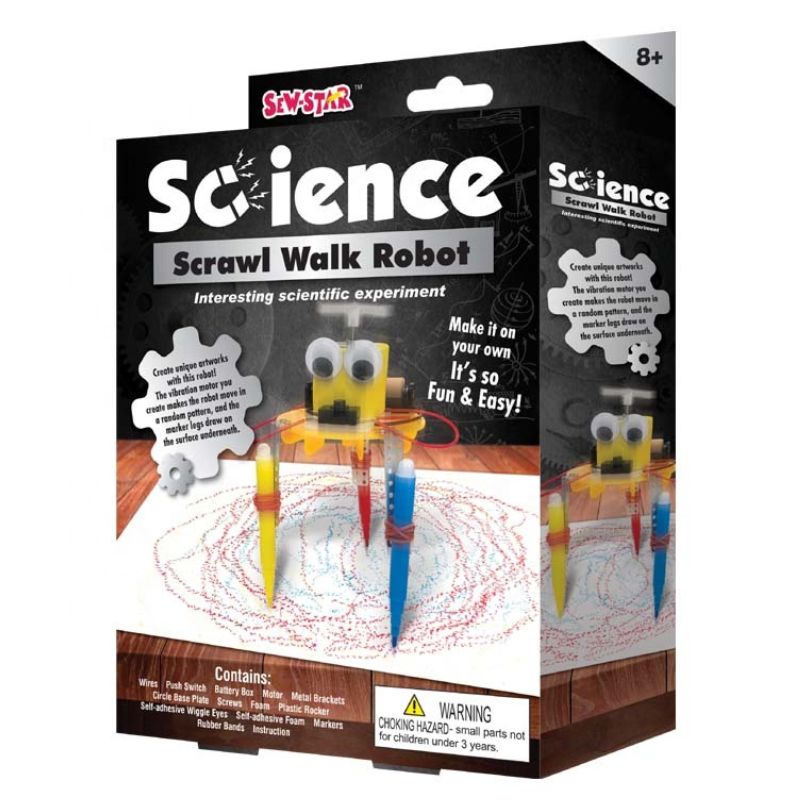 Sew Star Scrawl Walk Robot Adventure Awaits - Explore, Draw, And Imagine
