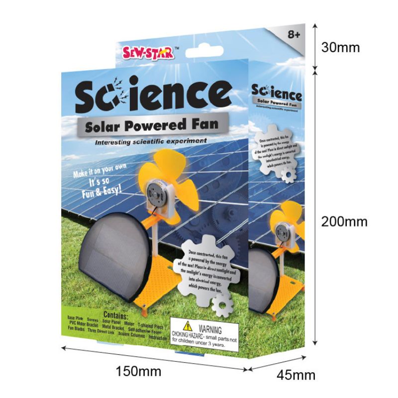 Sew Star Science Solar Powered Fan - Explore Renewable Energy