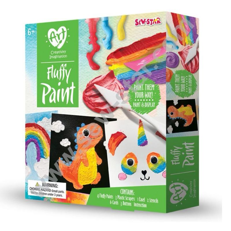 Sew Star Fluffy Paint: Craft, Paint And Display Your Stellar Creations