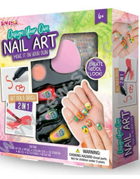 Sew Star 2 In 1 Nail Art Set: Sparkle, Shine And Express Your Style (22-024)
