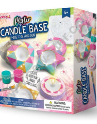 Sew Star Plaster Candle Base Kit: Craft Your Own Unique Candle Holders
