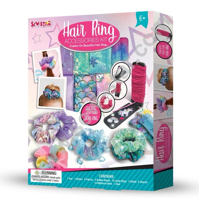 Sew Star Hair Ring Accessories Kit: Style Your Hair With Sparkle And Shine