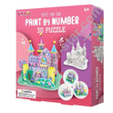 Sew Star Paint By Number 3D Puzzle - Create Stunning Artworks With Depth And Dimension (23-006,23-006,23-008)